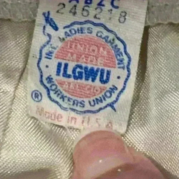 Vintage Weathervane Cream Wool Skirt 26 Waist XS UNION MADE - Picture 4 of 4